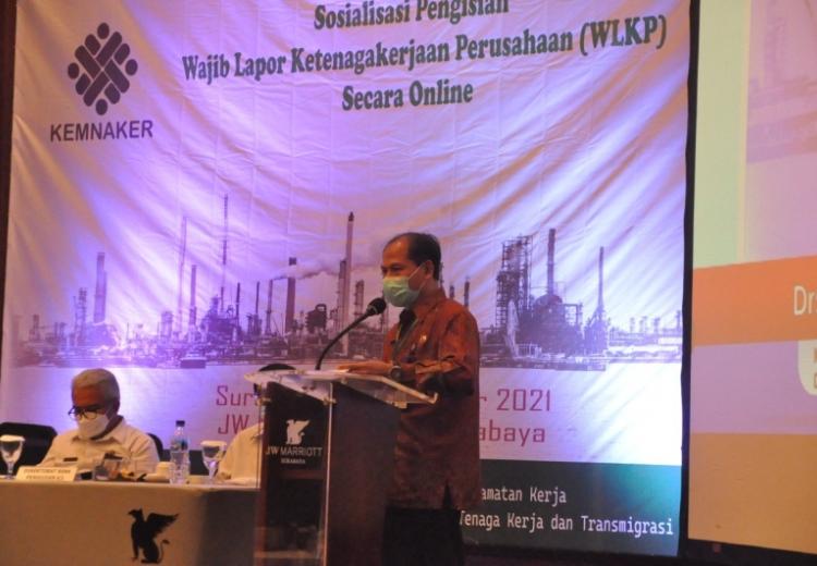 Kepala UPT Keselamatan Kerja Surabaya Disnakertrans Jatim, Riyanto